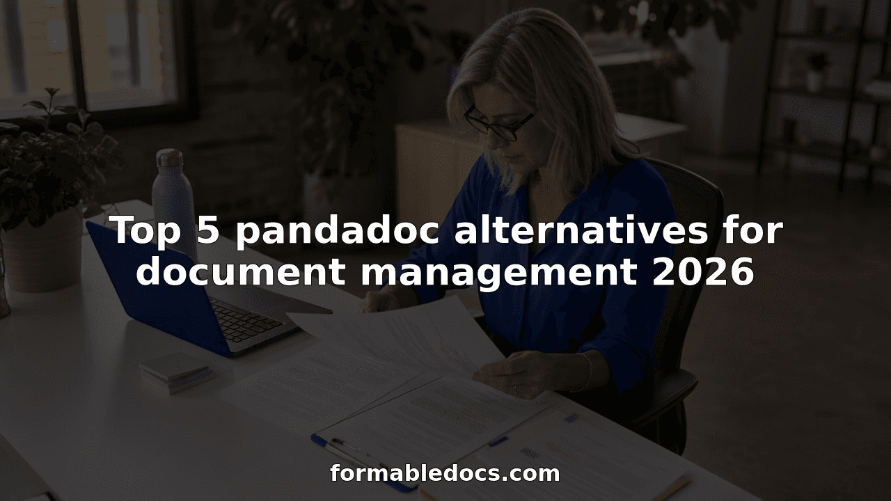 Cover Image for Top 5 pandadoc alternatives for document management 2026